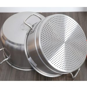 bo noi xung inox 3 day nap kinh 28cm fivestar st28 3dg 1575259591 3 - Bộ nồi xửng inox 3 đáy nắp kính 28cm Fivestar ST28-3DG