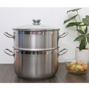 bo noi xung inox 3 day nap kinh 30cm fivestar st30 3dg 1575259614 6 - Bộ nồi xửng inox 3 đáy nắp kính 30cm Fivestar ST30-3DG