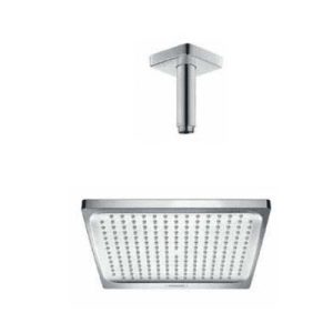 Bộ sen đầu vuông gắn trần Raindance Crometta E Hafele 589.52.676