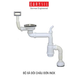 bo xa chau don inox - Chậu rửa Carysil IP-D100 (IB-P01)