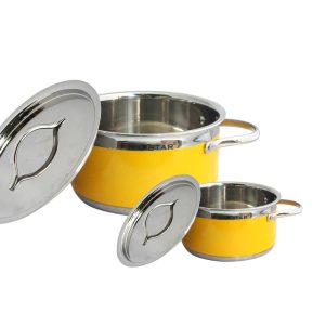 Bộ nồi màu cao cấp 3 lớp Fivestar