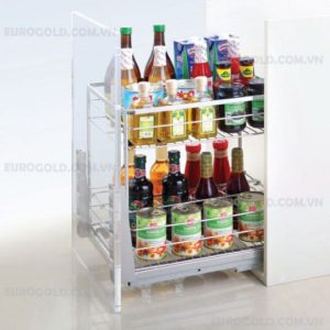 Giá gia vị inox nan mạ crom Eurogold ERO2030B2