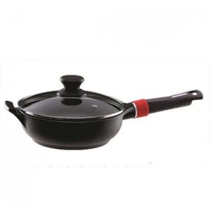 Chảo sâu lòng cán xoay có vung 24cm Elmich 2355553