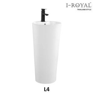 CHẬU LAVABO TRỤ TRÒN I-ROYAL L4
