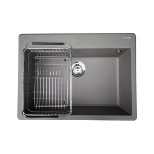 Chậu rửa bát Konox Granite Sink Ruvita 680 – Grey
