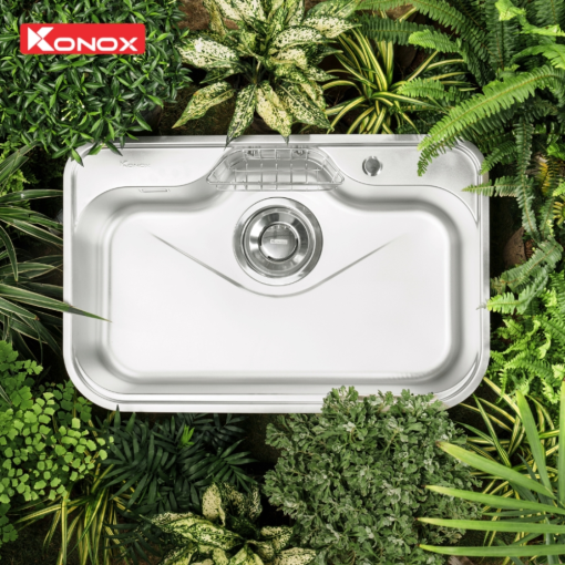 chau rua bat konox tari 7851sm 3 - Chậu rửa bát Konox Tari 7851SM