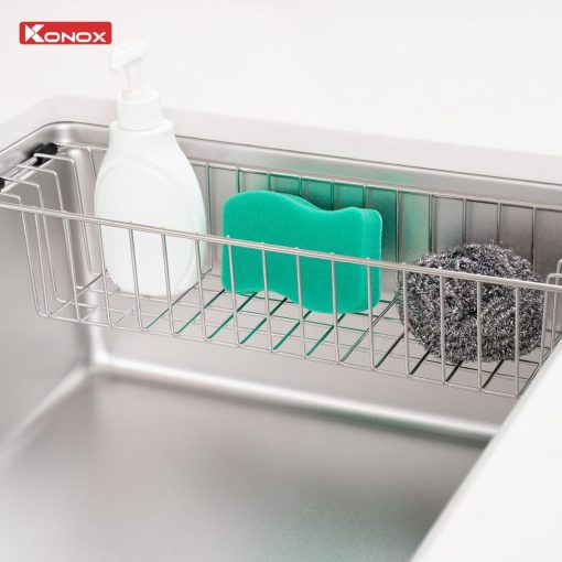 chau rua bat konox tari 8748sm 6 - Chậu rửa bát Konox Tari 8748SM