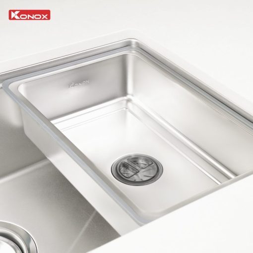 chau rua bat konox tari 8748sm 7 - Chậu rửa bát Konox Tari 8748SM