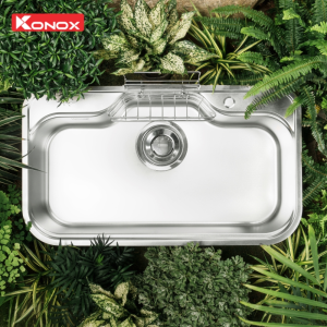 chau rua bat konox tari 9051sm 3 - Chậu rửa bát Konox TARI 9051SM