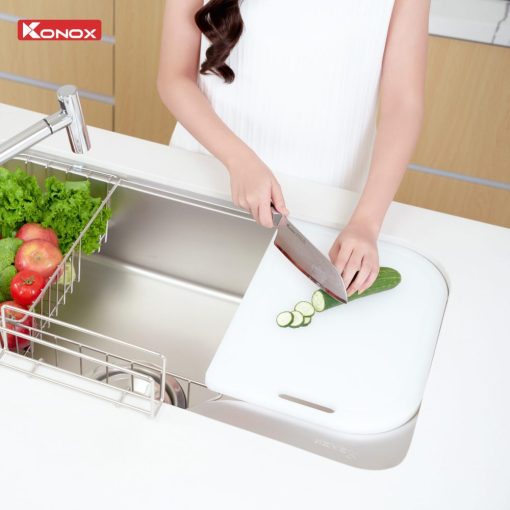 chau rua bat konox tari 9051sm11 - Chậu rửa bát Konox TARI 9051SM