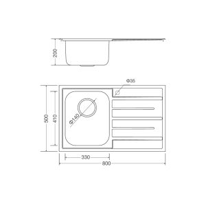 Chậu rửa Malloca MS 1017 NEW