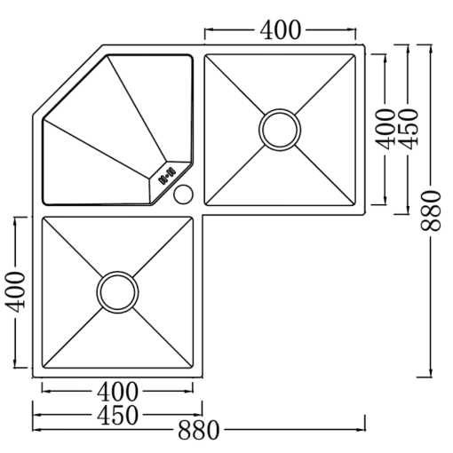 chau rua bat nobinox liken nl700 6 - Chậu rửa bát NoBiNox LIKEN NL700
