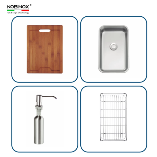 chau rua bat nobinox liken nl724d 7 - Chậu rửa bát NoBiNox LIKEN NL724D