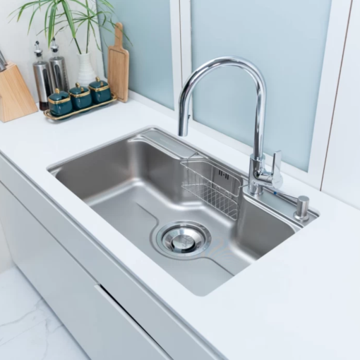 chau rua bat nobinox liken nl725d 4 - Chậu rửa bát NoBiNox LIKEN NL725D
