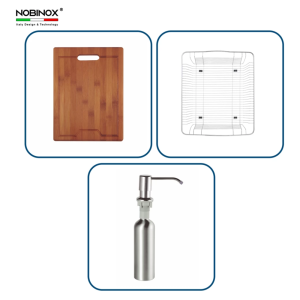 chau rua bat nobinox liken nl785 10 - Chậu rửa bát NoBiNox LIKEN NL785