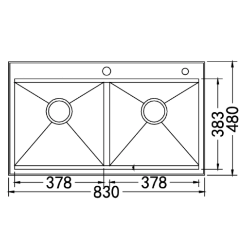 chau rua bat nobinox liken nl785 5 - Chậu rửa bát NoBiNox LIKEN NL785