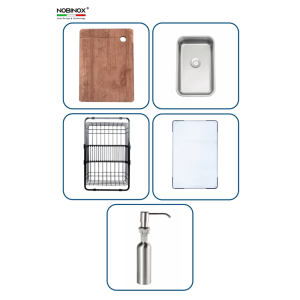 chau rua bat nobinox lira nj560d 2 - Chậu rửa bát NoBiNox LIRA NJ560D