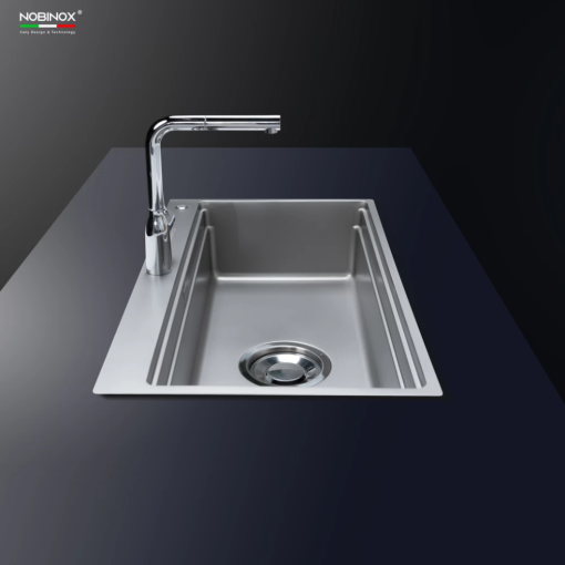 chau rua bat nobinox lira nj560d 5 - Chậu rửa bát NoBiNox LIRA NJ560D