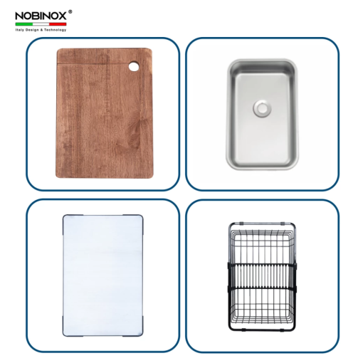 chau rua bat nobinox lira nj564d 7 - Chậu rửa bát NoBiNox LIRA NJ564D