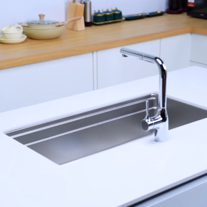 chau rua bat nobinox lira nj566d 4 - Chậu rửa bát NoBiNox LIRA NJ566D