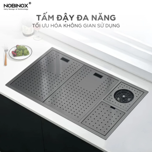 chau rua bat nobinox lumia nj510b 6 - Chậu rửa bát NoBiNox LUMIA NJ510B