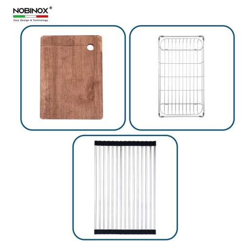 chau rua bat nobinox lumia nj524 8 - Chậu rửa bát NoBiNox LUMIA NJ524