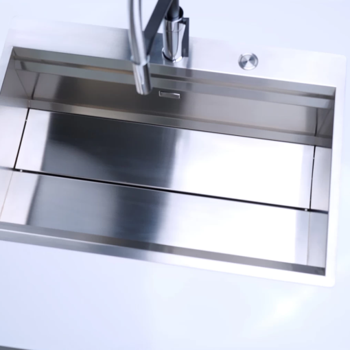 chau rua bat nobinox mose na808 00008albr70sp 7 - Chậu rửa bát NoBiNox MOSE NA808 00008ALBR70SP