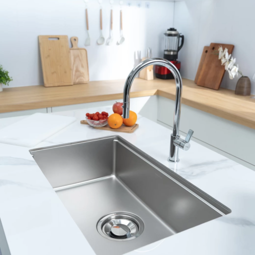 chau rua bat nobinox rosa nn974dt 4 - Chậu rửa bát NoBiNox ROSA NN974DT