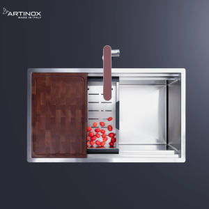 chau rua bat nobinox titanium na875u 00008pi704025 5 - Chậu rửa bát NoBiNox TITANIUM NA875U 00008PI704025