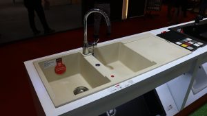 chau rua carysil enc1 mau champagne - Chậu rửa Carysil ENC1 màu Champagne