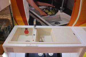 chau rua carysil jac1 mau champagne 25 - Chậu rửa Carysil JAC1 màu Champagne