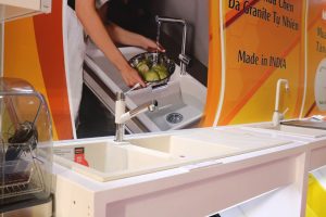 chau rua carysil jac1 mau champagne 4 - Chậu rửa Carysil JAC1 màu Champagne