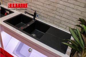 chau rua carysil jac1 mau nera 3 - Chậu rửa Carysil JAC1 màu Nera