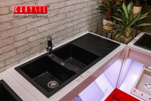 chau rua carysil jac1 mau nera 4 - Chậu rửa Carysil JAC1 màu Nera