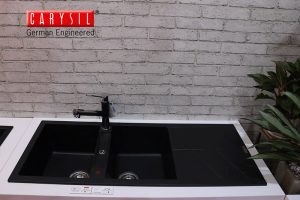 chau rua carysil jac1 mau nera 5 - Chậu rửa Carysil JAC1 màu Nera