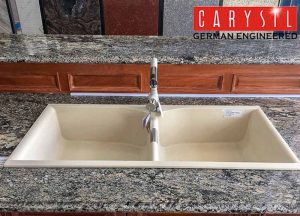 chau rua carysil lac1 mau champagne 3 - Chậu rửa Carysil LAC1 màu Champagne