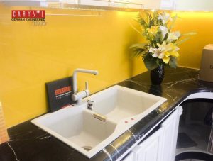 chau rua carysil lac2 mau arena 3 - Chậu rửa Carysil LAC2 màu Arena