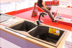 chau rua carysil lac2 mau cafe 4 - Chậu rửa Carysil LAC2 màu Cafe