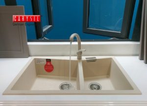 chau rua carysil lmc5 champagne - Chậu rửa Carysil LMC5 màu Champagne