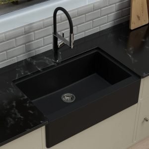 chau rua carysil rec1 mau nera den 1 - Chậu rửa Carysil REC1 màu Nera