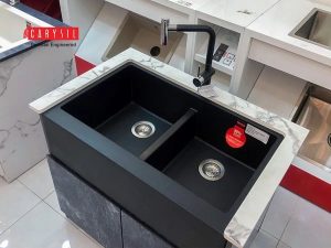 chau rua carysil rec2 mau nera den 3 - Chậu rửa Carysil REC2 màu Nera