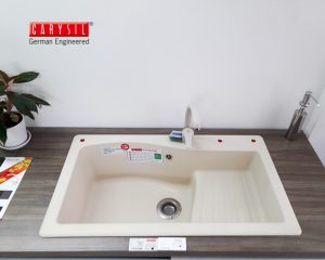 chau rua carysil swa1 mau champagne 2 - Chậu rửa Carysil SWA1 màu Champagne