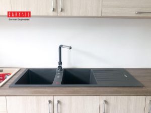 chau rua carysil tip1 mau xam den 5 - Chậu rửa Carysil TIP1 màu xám đen