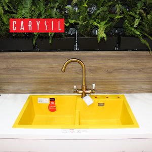 chau rua carysil tip2 mau vang 1 - Chậu rửa Carysil TIP2 màu vàng