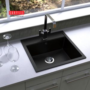 chau rua carysil wal3 mau nera 2 - Chậu rửa Carysil WAL3 màu Nera