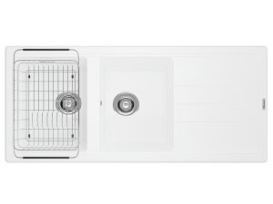 CHẬU RỬA CHÉN KONOX GRANITE SINK PHOENIX 1160 SILVER