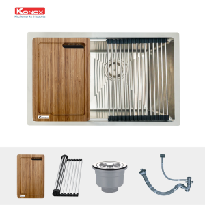 chau rua konox kn6046su 1 - Chậu rửa Konox KN6046SU