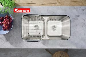 chau rua konox kn8246dua 18 - Chậu rửa Konox KN8246DUA