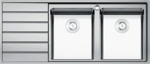 Chậu rửa Konox Premium KS11650 2B - Bàn trái