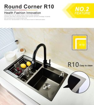 chau rua rosler rl 8245nl 2 2 - Chậu rửa Roslerer RL04-7843 Nano Lệch